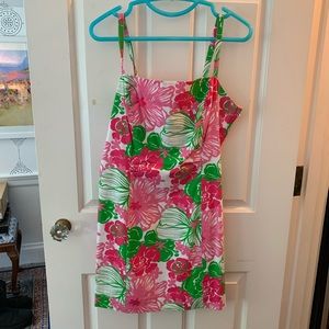 Lilly Pulitzer Delia Shift Pink and Green